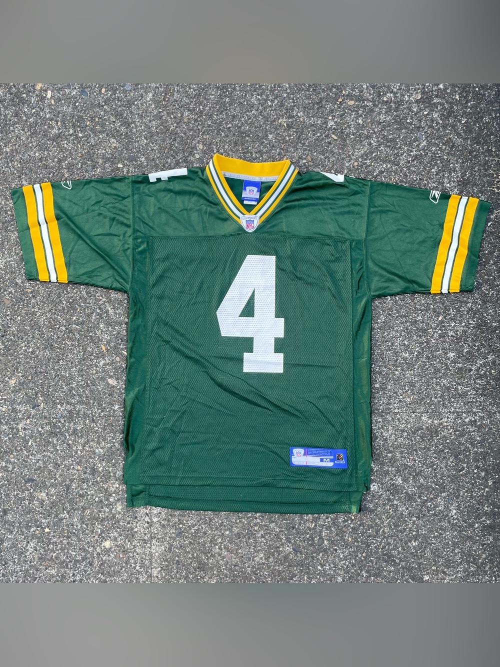 Y2k Brett Favre Green Bay Packers NFL Reebok football jersey size medium